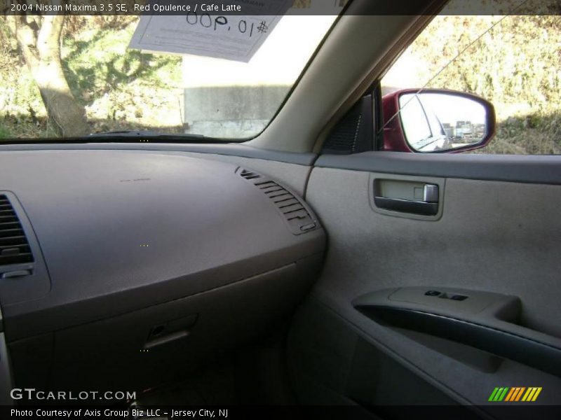 Red Opulence / Cafe Latte 2004 Nissan Maxima 3.5 SE