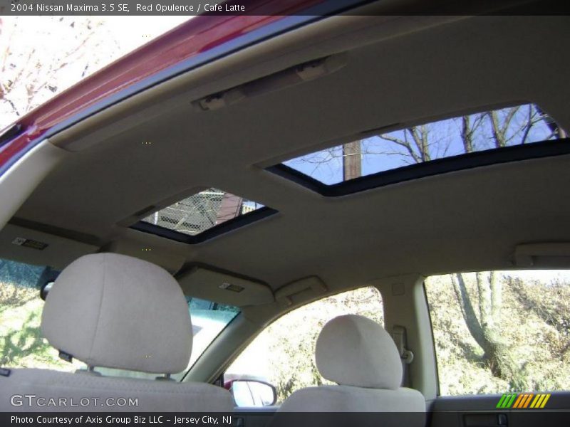 Red Opulence / Cafe Latte 2004 Nissan Maxima 3.5 SE