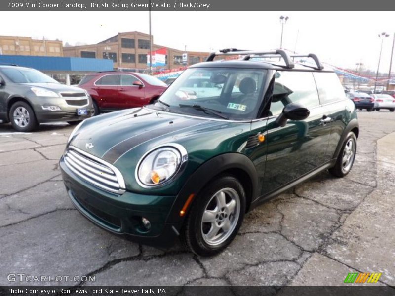 British Racing Green Metallic / Black/Grey 2009 Mini Cooper Hardtop