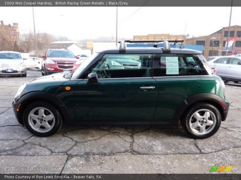 British Racing Green Metallic / Black/Grey 2009 Mini Cooper Hardtop