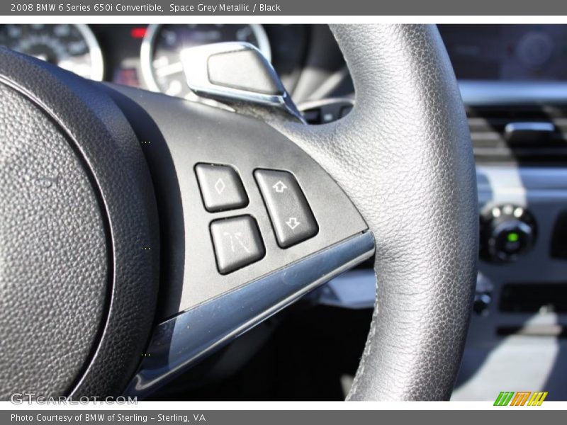 Space Grey Metallic / Black 2008 BMW 6 Series 650i Convertible