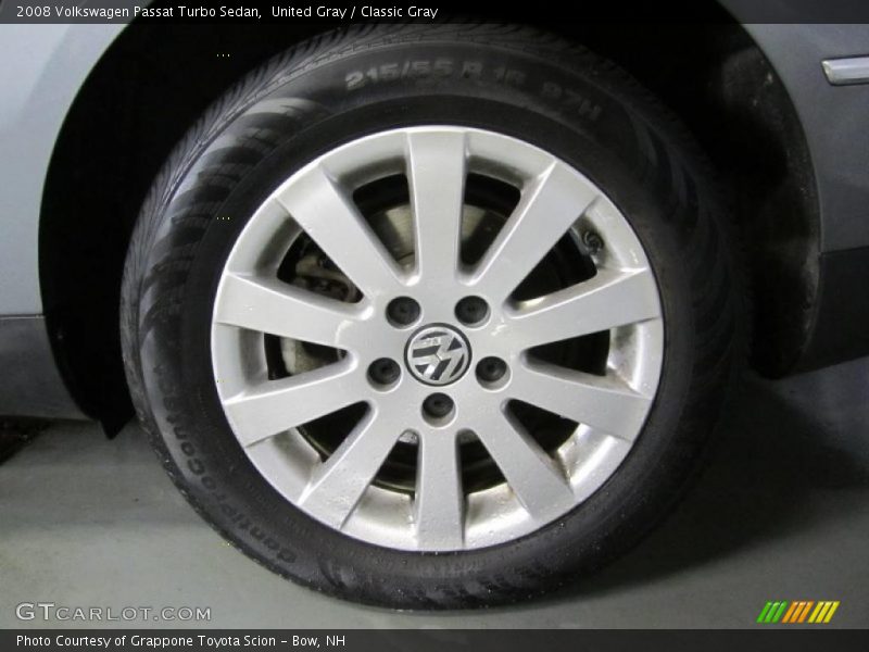 United Gray / Classic Gray 2008 Volkswagen Passat Turbo Sedan