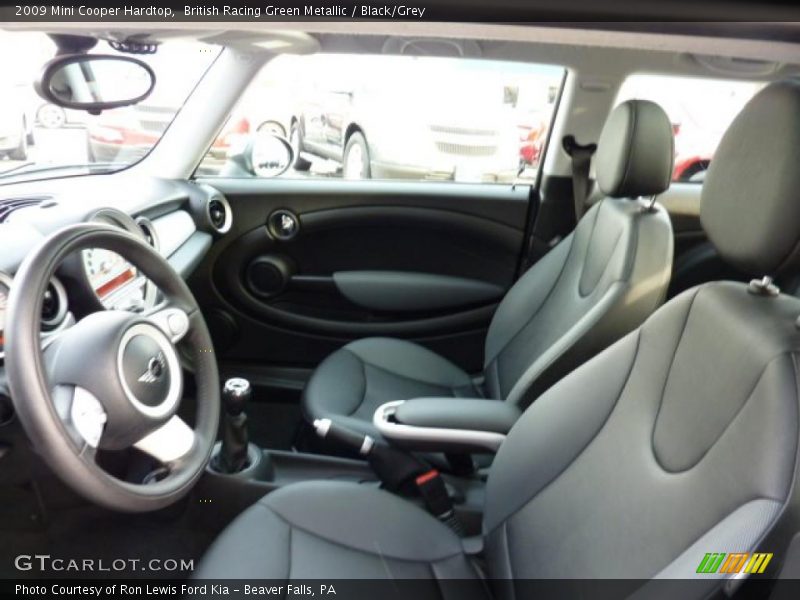 British Racing Green Metallic / Black/Grey 2009 Mini Cooper Hardtop