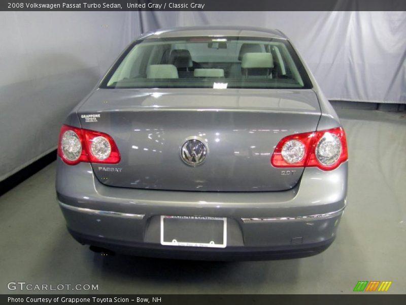 United Gray / Classic Gray 2008 Volkswagen Passat Turbo Sedan