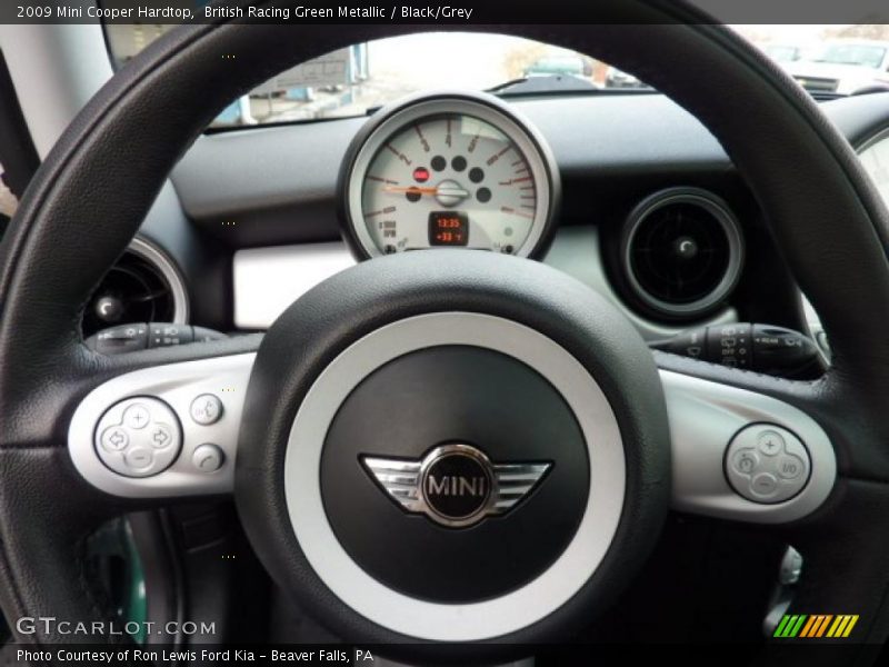 British Racing Green Metallic / Black/Grey 2009 Mini Cooper Hardtop