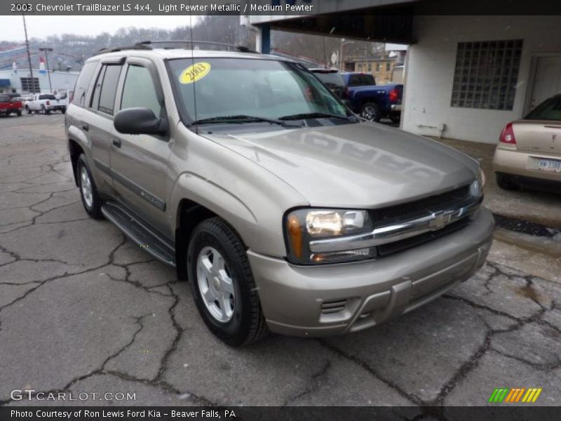 Light Pewter Metallic / Medium Pewter 2003 Chevrolet TrailBlazer LS 4x4