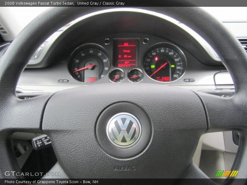 United Gray / Classic Gray 2008 Volkswagen Passat Turbo Sedan