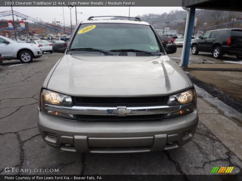Light Pewter Metallic / Medium Pewter 2003 Chevrolet TrailBlazer LS 4x4