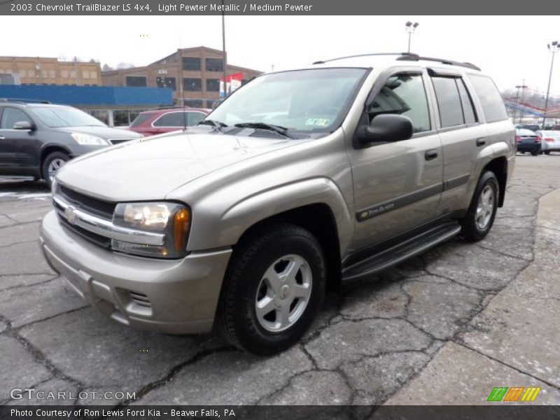 Light Pewter Metallic / Medium Pewter 2003 Chevrolet TrailBlazer LS 4x4