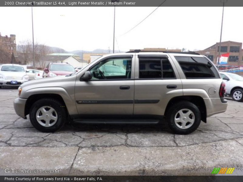Light Pewter Metallic / Medium Pewter 2003 Chevrolet TrailBlazer LS 4x4