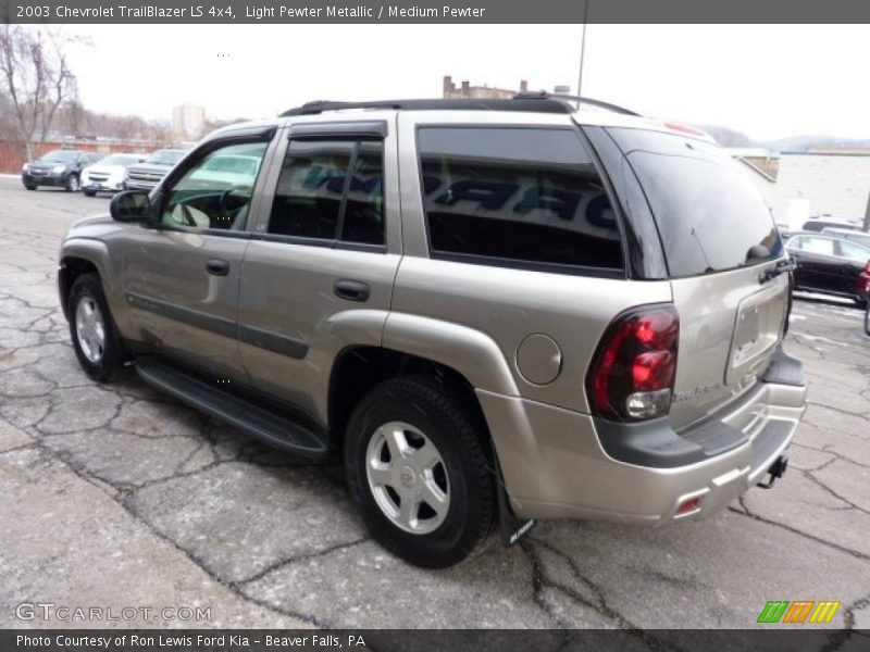 Light Pewter Metallic / Medium Pewter 2003 Chevrolet TrailBlazer LS 4x4