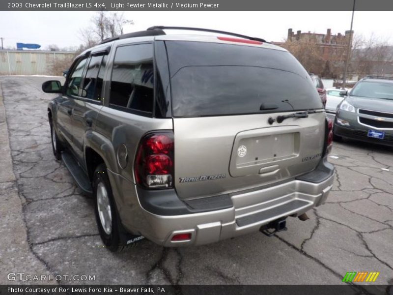 Light Pewter Metallic / Medium Pewter 2003 Chevrolet TrailBlazer LS 4x4