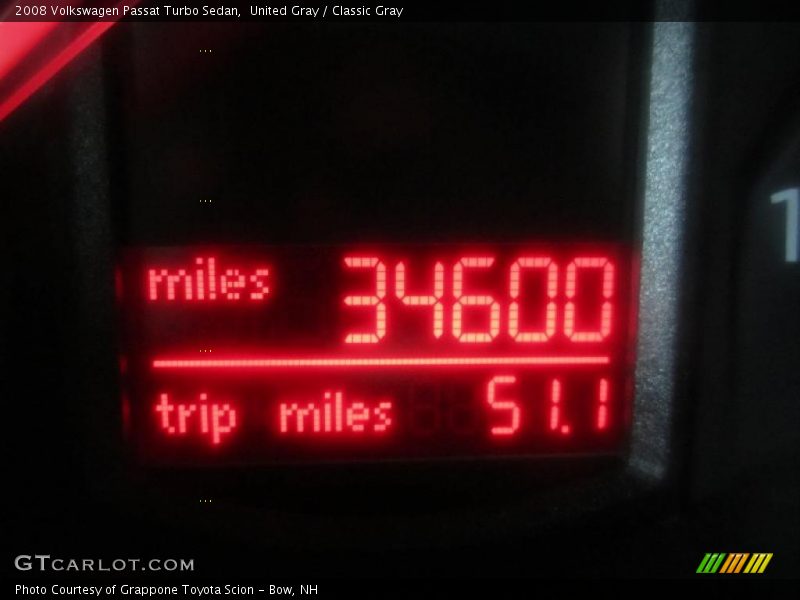 United Gray / Classic Gray 2008 Volkswagen Passat Turbo Sedan