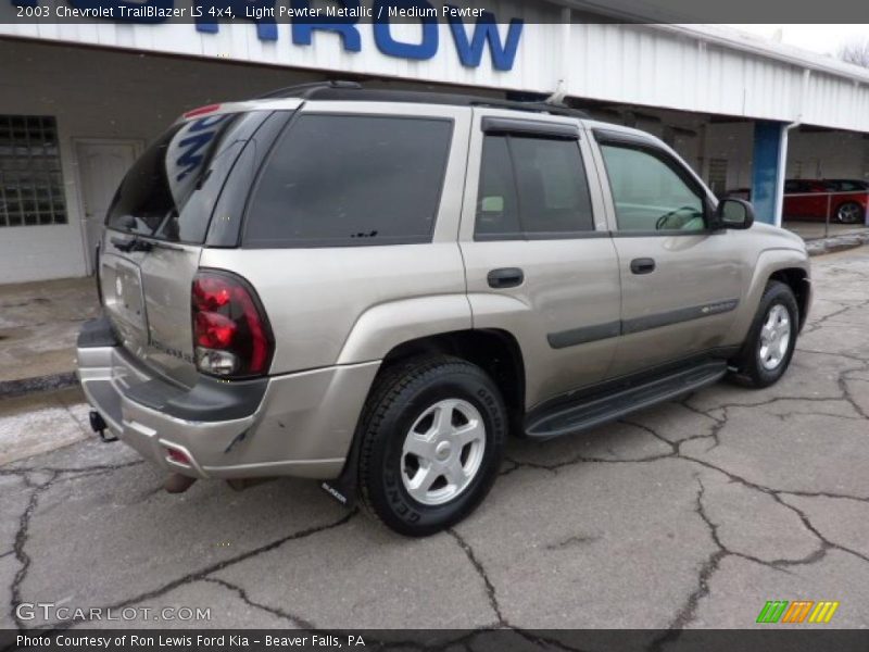 Light Pewter Metallic / Medium Pewter 2003 Chevrolet TrailBlazer LS 4x4