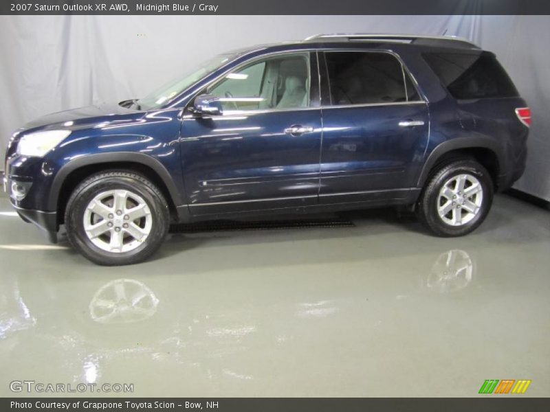 Midnight Blue / Gray 2007 Saturn Outlook XR AWD