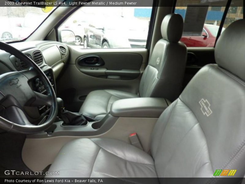 Light Pewter Metallic / Medium Pewter 2003 Chevrolet TrailBlazer LS 4x4