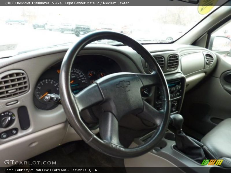 Light Pewter Metallic / Medium Pewter 2003 Chevrolet TrailBlazer LS 4x4