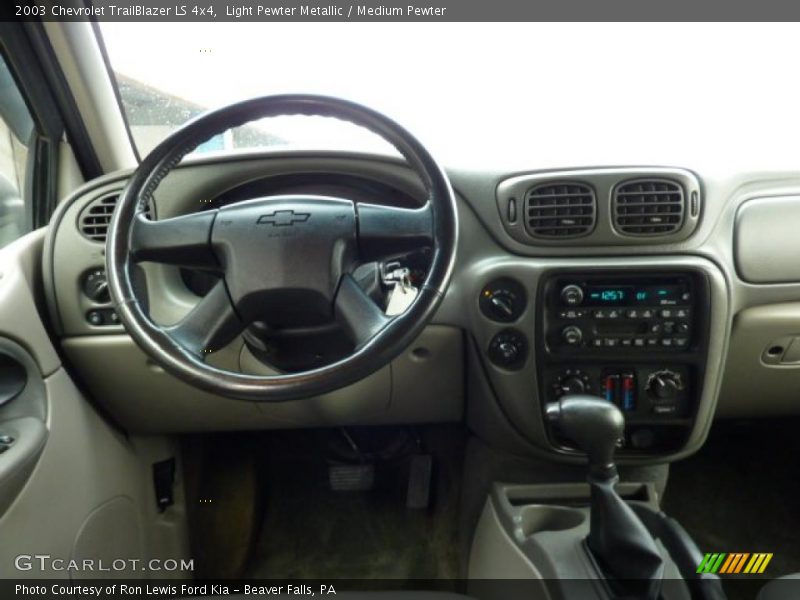 Light Pewter Metallic / Medium Pewter 2003 Chevrolet TrailBlazer LS 4x4