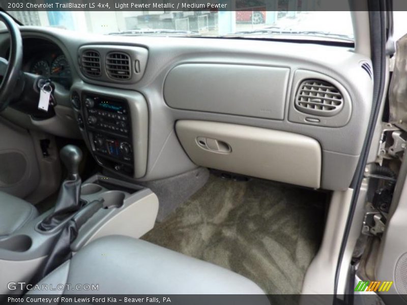 Light Pewter Metallic / Medium Pewter 2003 Chevrolet TrailBlazer LS 4x4