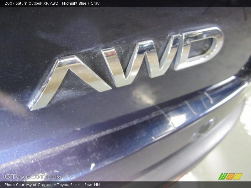 Midnight Blue / Gray 2007 Saturn Outlook XR AWD