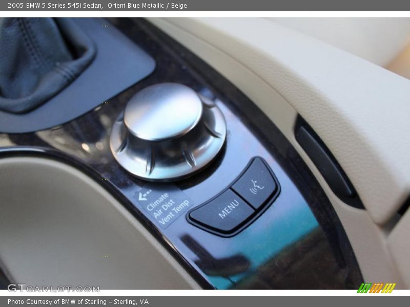 Orient Blue Metallic / Beige 2005 BMW 5 Series 545i Sedan