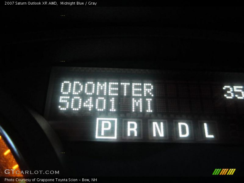 Midnight Blue / Gray 2007 Saturn Outlook XR AWD