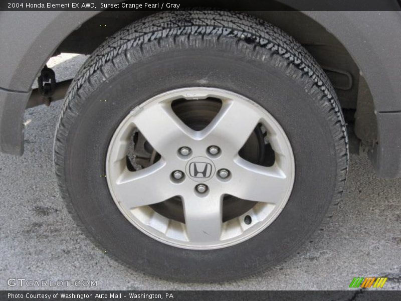 Sunset Orange Pearl / Gray 2004 Honda Element EX AWD