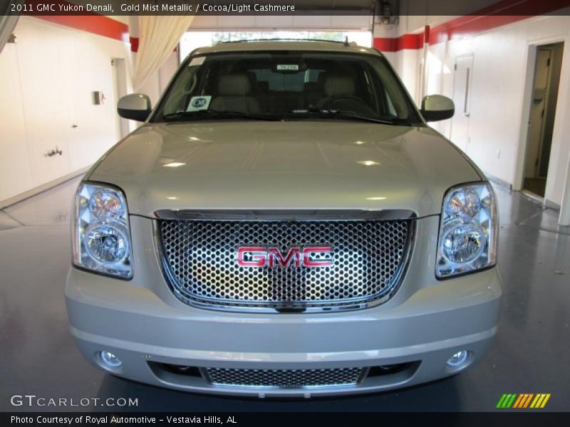 Gold Mist Metallic / Cocoa/Light Cashmere 2011 GMC Yukon Denali
