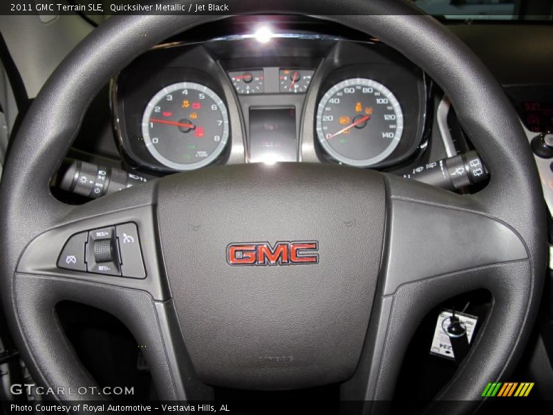 Quicksilver Metallic / Jet Black 2011 GMC Terrain SLE