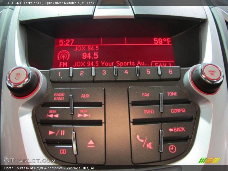Quicksilver Metallic / Jet Black 2011 GMC Terrain SLE