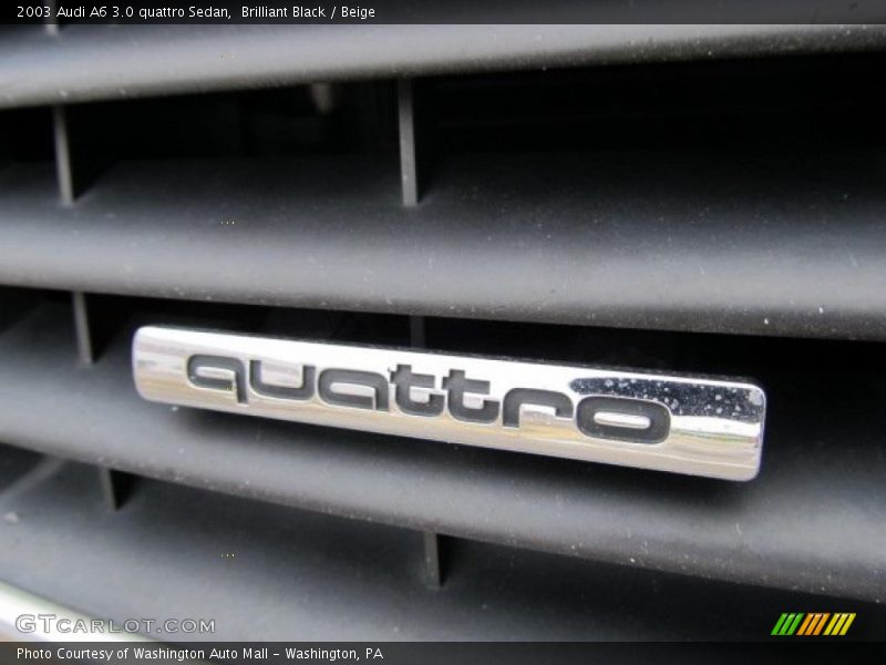  2003 A6 3.0 quattro Sedan Logo