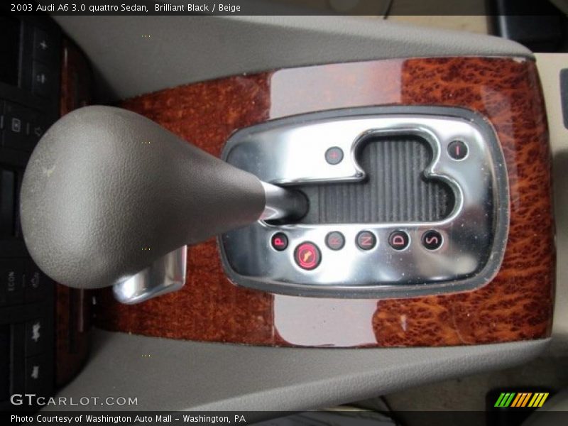  2003 A6 3.0 quattro Sedan 5 Speed Tiptronic Automatic Shifter