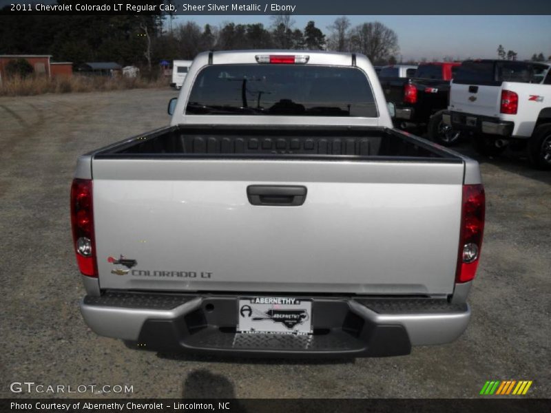 Sheer Silver Metallic / Ebony 2011 Chevrolet Colorado LT Regular Cab