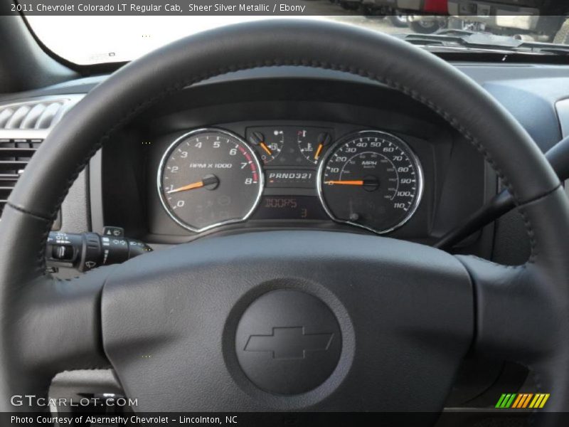 Sheer Silver Metallic / Ebony 2011 Chevrolet Colorado LT Regular Cab