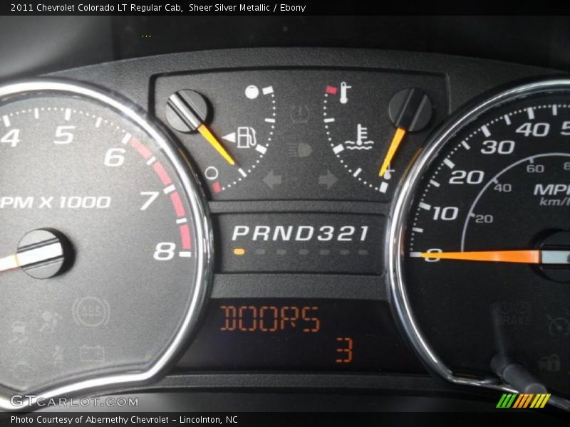 Sheer Silver Metallic / Ebony 2011 Chevrolet Colorado LT Regular Cab