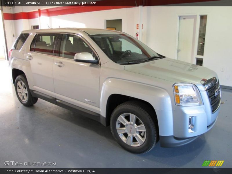 Quicksilver Metallic / Jet Black 2011 GMC Terrain SLE