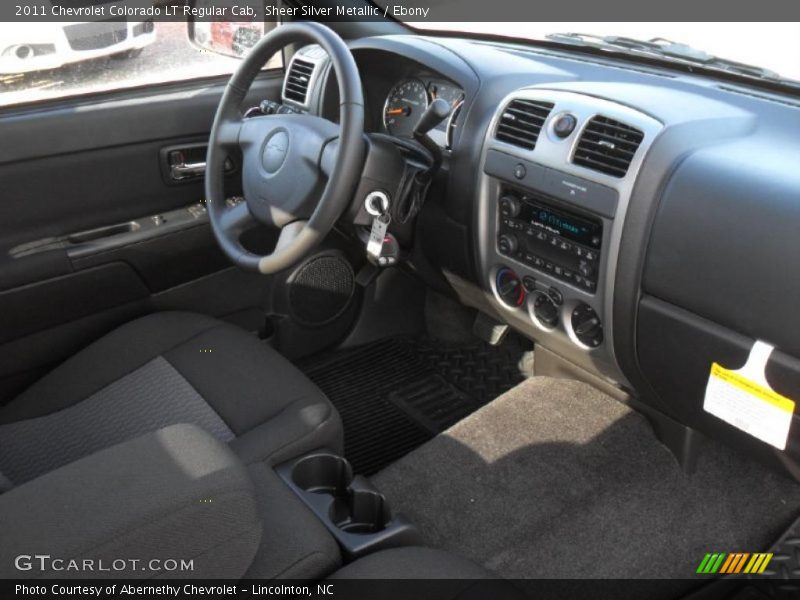 Sheer Silver Metallic / Ebony 2011 Chevrolet Colorado LT Regular Cab