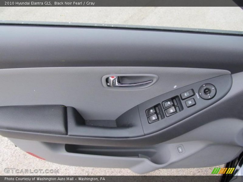 Black Noir Pearl / Gray 2010 Hyundai Elantra GLS