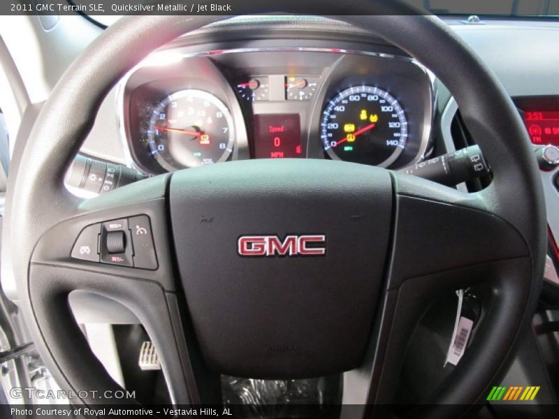 Quicksilver Metallic / Jet Black 2011 GMC Terrain SLE