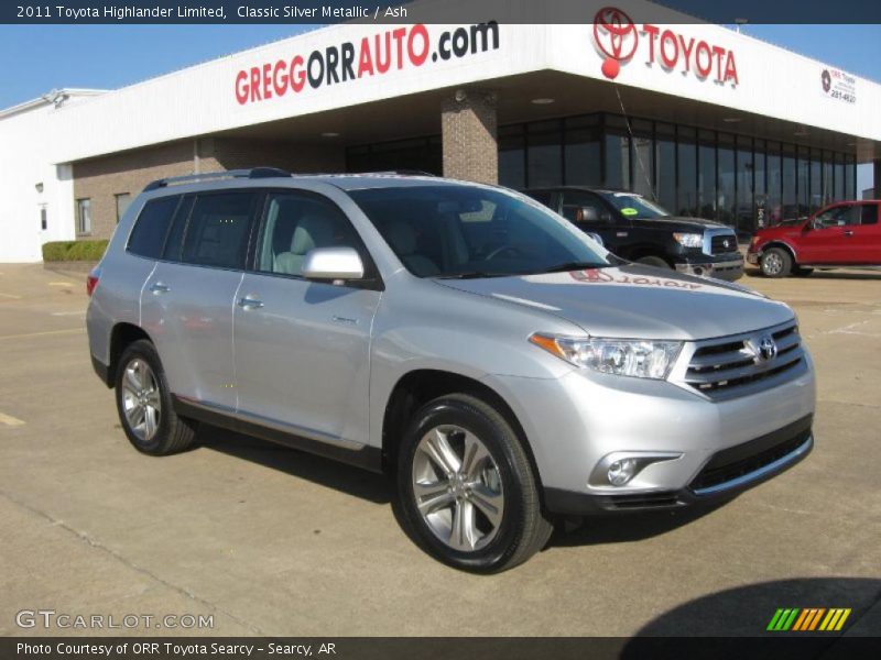 Classic Silver Metallic / Ash 2011 Toyota Highlander Limited