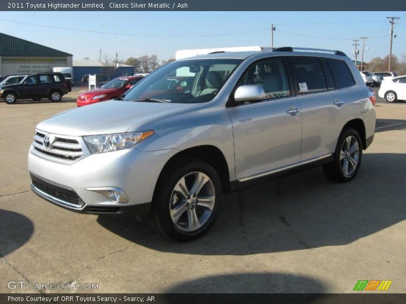 Classic Silver Metallic / Ash 2011 Toyota Highlander Limited