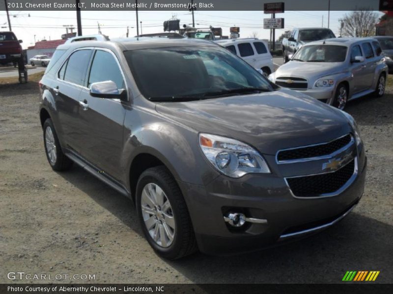 Mocha Steel Metallic / Brownstone/Jet Black 2011 Chevrolet Equinox LT