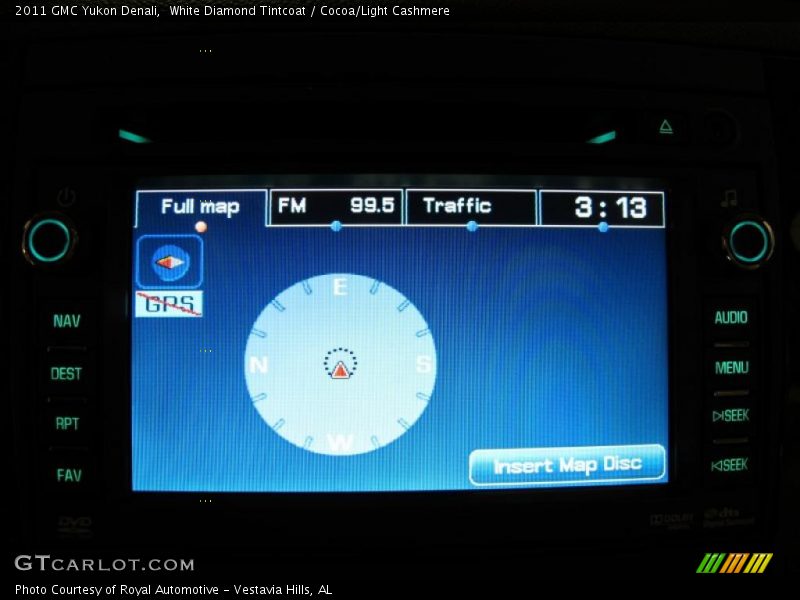 White Diamond Tintcoat / Cocoa/Light Cashmere 2011 GMC Yukon Denali