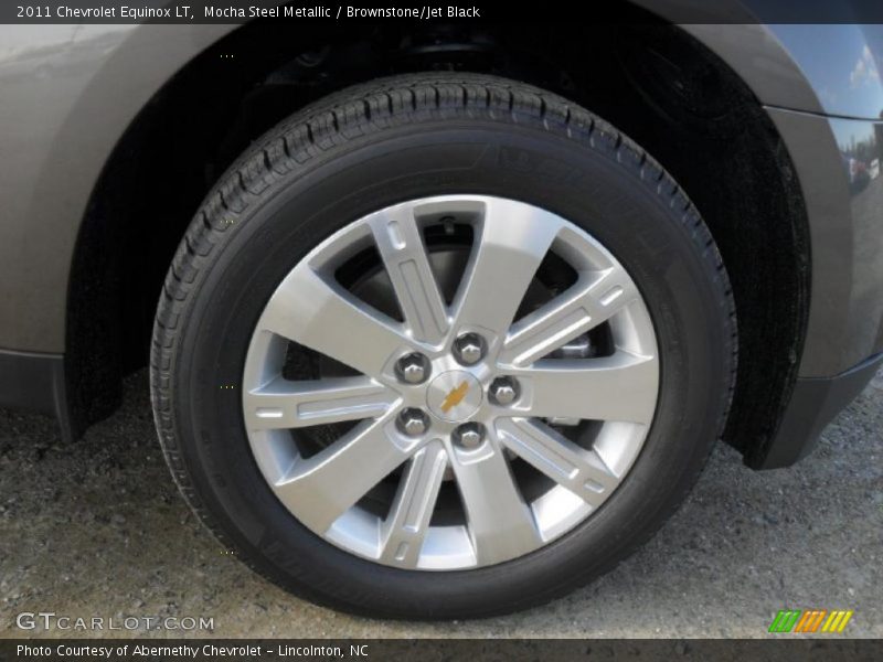 Mocha Steel Metallic / Brownstone/Jet Black 2011 Chevrolet Equinox LT