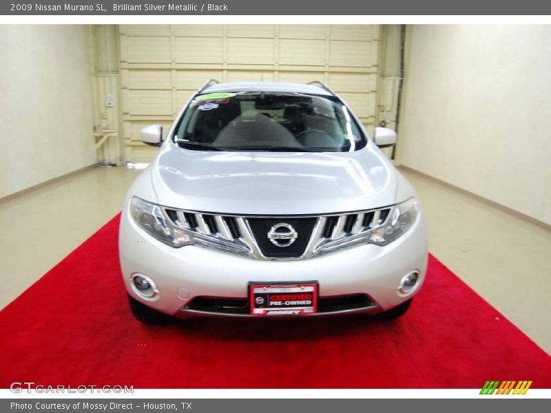 Brilliant Silver Metallic / Black 2009 Nissan Murano SL