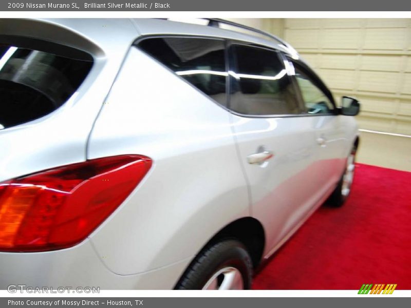 Brilliant Silver Metallic / Black 2009 Nissan Murano SL