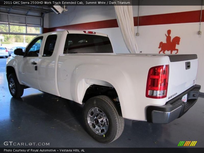 Summit White / Dark Titanium 2011 GMC Sierra 2500HD Work Truck Extended Cab