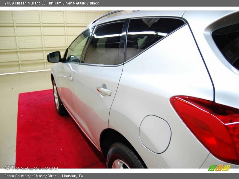 Brilliant Silver Metallic / Black 2009 Nissan Murano SL