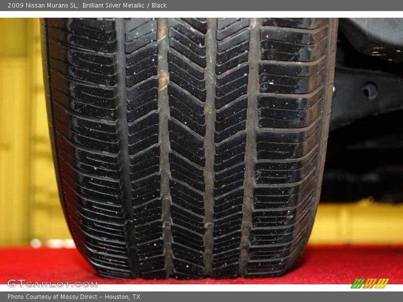 Brilliant Silver Metallic / Black 2009 Nissan Murano SL