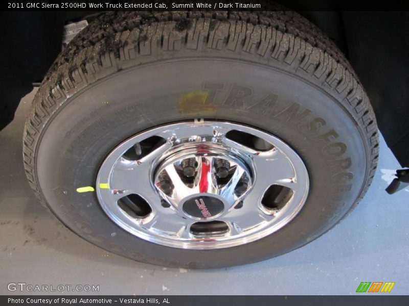 Summit White / Dark Titanium 2011 GMC Sierra 2500HD Work Truck Extended Cab